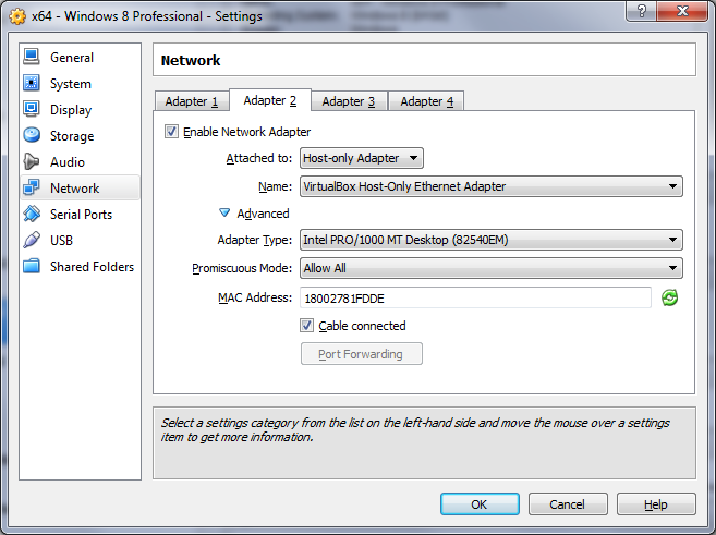 virtualbox remote display